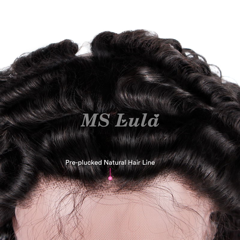 Virgin Hair Deep Wave 360 Lace Frontal Closure 22.5x4x2 With Adjustable Strap - 图片 3